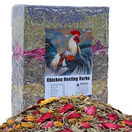 HSJZYDSM 42 oz Chicken Nesting Herbs Flowers Vacuum-Packed,2.6 lb Premixed 7 Dried Herbs Natural Nesting Box Herbs for Freshening Coop Chicken Dust Bath Increase Egg Production