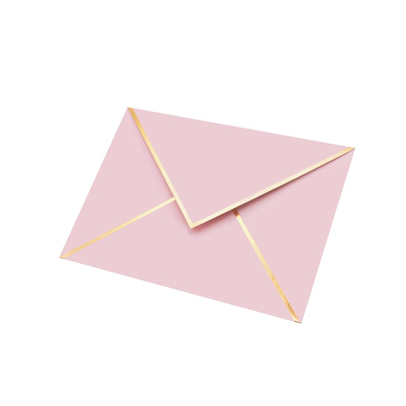 A7 Envelopes - V Flap Foil Border Luxury Mailing Envelopes