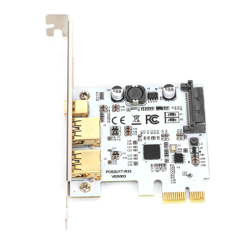 Expansion Card TypeC Riser Card SATA Power Port for VIA