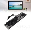 104 Key Mechanical Gaming Keyboard 28 Backlight Modes Blue Switch