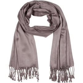 Sakkas 78" X 28" Rayon from Bamboo Soft Solid Pashmina Feel Shawl/Wrap/Stole - Gray