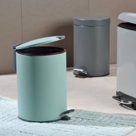 Kela Bin, Metal, Green, one Size