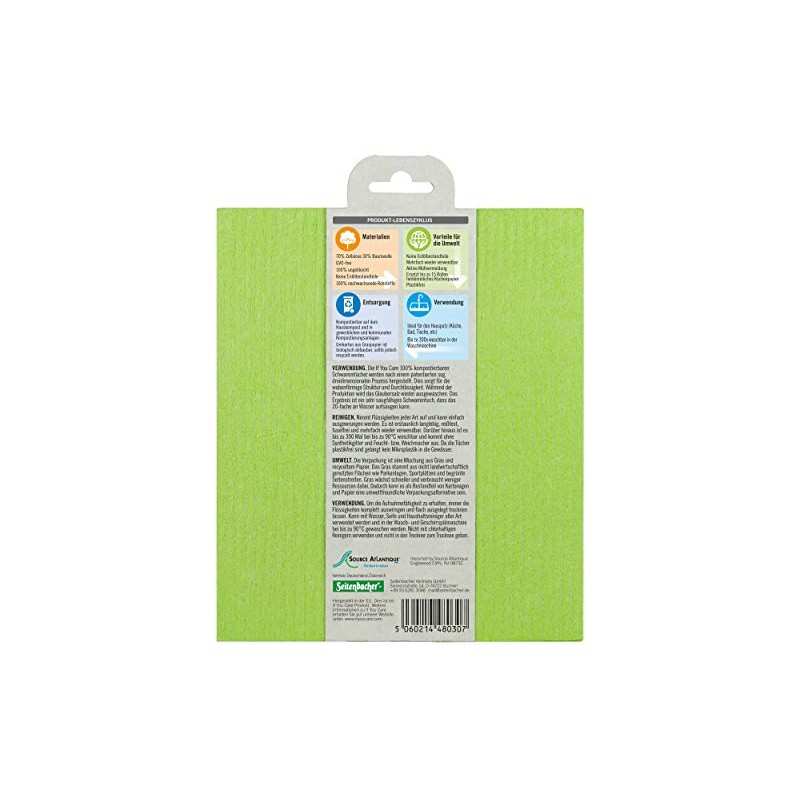 If You Care Sponge Cloths Compostable/Washable/Unmodified, 2 Packs of 5