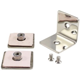 Di Vapor 90 Degree Stainless Steel Glass to Glass Corner Bracket for Showe