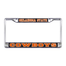 Oklahoma State Domed_PlateFrame Domed OSU Metal Plate Frame