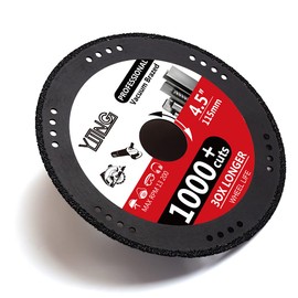 YIJING 4.5" Metal Cutting Diamond Blade Cut Off Wheel for Rebar Sheet Metal Angle Iron Stone