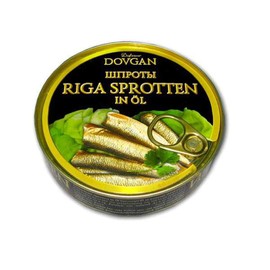 DOVGAN Russian Riga Sprats in Oil