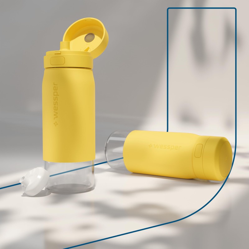 Wessper Actitex Disc Water Filter Water Bottle, 500 ml, Bottle