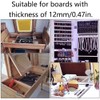 4 Pieces Tri-Fold Hinges Flexible Metal Hinges Decorative Box Hinges