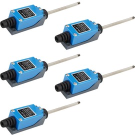 5PCS ME-9101 Momentary Limit Switch Travel Switch,Yusheng Flexible Coil Spring Rod Momentary Limit Switch arduino Switch NC-NO CNC Mill Laser Plasma Router (5PCS, ME-9101 Flexible Coil Spring Rod)