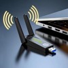 Wireless Network Card Adapter 1300Mbps 2.4G 5G Dual Band Double