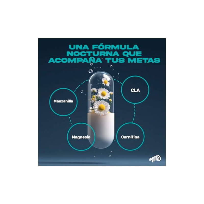 Bpn Pro Zzz Brn Cápsulas Suplemento Nocturno Gaba Magnesio Valeriana