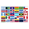 beihaasnatuerlich Panamericana Country Flag Sticker Set - 30 Stickers Country
