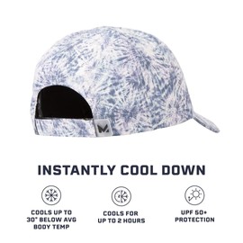 MISSION Cooling UPF Performance Hat - Unisex One Size Cap for Workouts, Golf & Running - Sweat & Water Activated Technology - (Twist & Shout)