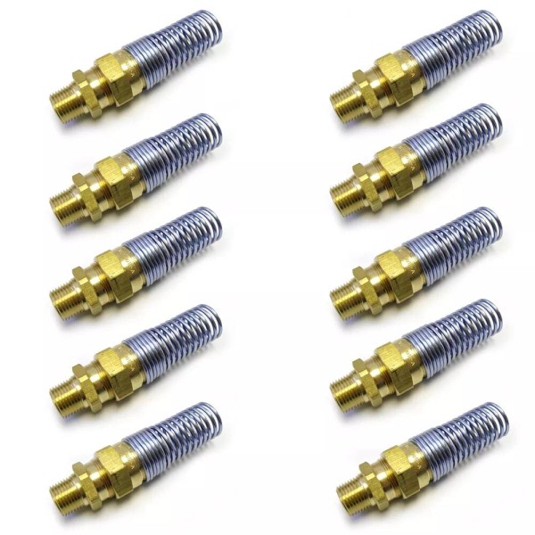 Pro Trucking Products (10) 500070 1/2" Hose Connectors For 7/8"