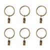KANSPHY 28 Pack Drapery Curtain Clip Rings,Curtain Rod Eyelet Clip