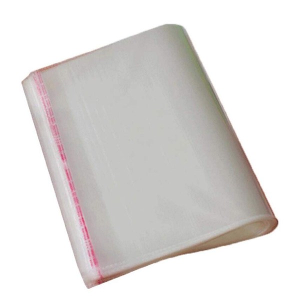 QUUPY 100Pcs 13.5 x 17.5 Inches Clear Resealable Cello/Cellophane Bags