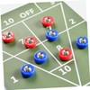 ibasenice 24pcs Bowling Ball Games Slider Beads Table Top Puck