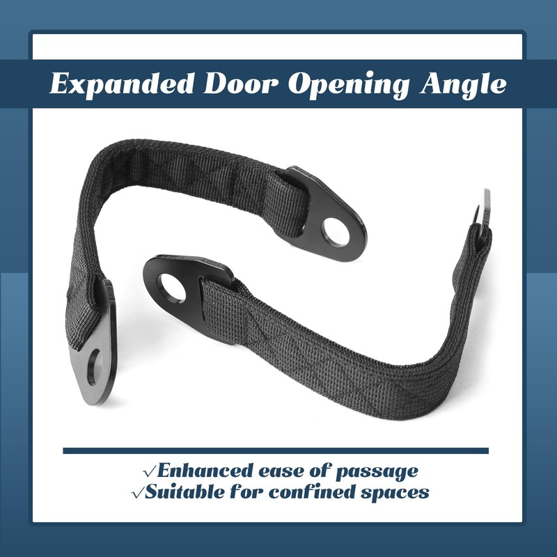 Esttlamer 2Pcs Heavy-Duty Door Limit Straps Compatible with Can-Am Defender,