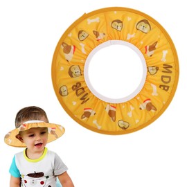 KEQAR Adjustable Waterproof Shower Cap for Baby and Children, Bath Visor Shampoo Protection, Soft Hat Cap (Inner Diameter: 10 cm, Outer Diameter: 30 cm)