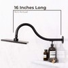 Shower Head Extension Arm by JS Jackson Supplies, 16 inch
