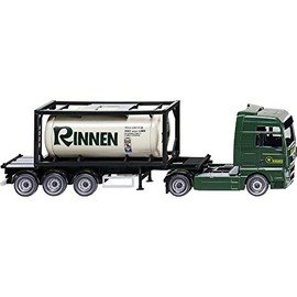 Wiking 053601 - Tankcontainersattelzug 20`(MAN TGX) "Rinnen" 1:87 Spur H0