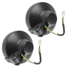 Caltric 2 Complete Headlight fits Yamaha Warrior 350 YFM350X 2002 2003 2004