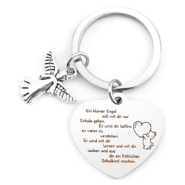 Einschulung Mädchen Geschenke zur Einschulung Junge Schulanfang Mädchen Schutzengel Schlüsselanhänger Schutzengel Schulanfang Schlüsselanhänger Glücksbringer Schulkinder Geschenke Einschulungsgeschenk