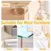 Silicone Table Corner Protectors for Furniture,Clear Table Cover Protector,Corner Covers(10PCS)