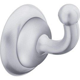Moen DN6303BC Kelsey Inspirations Brushed Robe Hook, Brushed Chrome