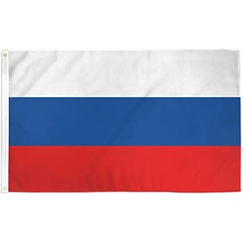 Russia Flag 3x5ft Flag of Russia Russians Flag 3x5 House Flag 100D, Heavy duty, Premium Quality, Fade Resistant, Flag/Banner