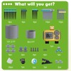 TRJZWA 172FT Drip Irrigation System Kit with 2 Zone Water