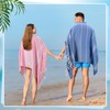 Preboun 2 Pcs Hubby and Wife Turkish Beach Towels Decorative