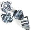 T Nuts Four Pronged Tee Nuts Zinc Plated Steel Anchors