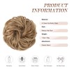 FESHFEN Messy Bun Hair Pieces - Large Wavy Curly Elastic