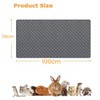 Tuperoymse 2PCS Guinea Pig Cage Liners Waterproof Reusable & Anti