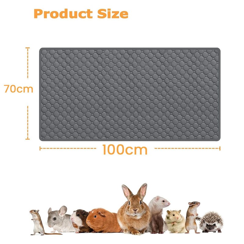 Tuperoymse 2PCS Guinea Pig Cage Liners Waterproof Reusable & Anti
