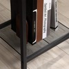 VASAGLE End Table Set of 2, 2-Tier Nightstands Side Table