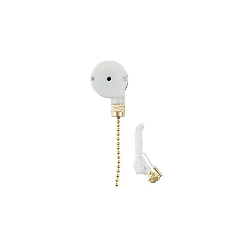 Gardner Bender GSW-34 Electrical Pull Chain Switch, SPTT, OFF-ON-ON-ON, 6