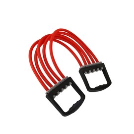 BIUDECO Ergonomic Chest Expander Spring Pulling Resistant Band Portable Training Gear for Men's Home and Office Use Random Color