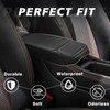 Muslogy Center Console Armrest Cover Compatible with Nissan Kicks S