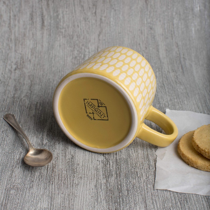 Danica Studio Ochre Imprint Ceramic Mugs 14 oz