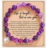 Get Well Soon Bracelets Gifts for Women Girls Natural Stone