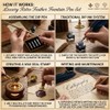 Feather Fountain Pen Set for Calligraphy Writing – Retro Style