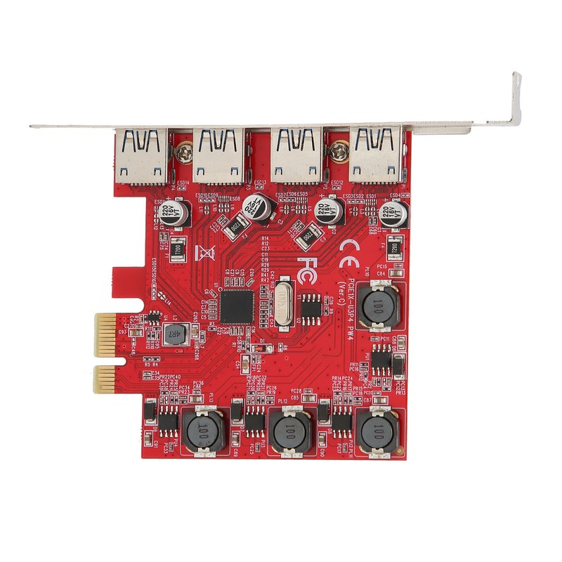 4 Ports 5Gbps USB 3.0 PCI Express Expansion Card for