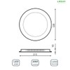 Round 2000LM Angulo 120 Leduni LED Downlight Round Panel 20