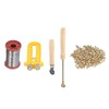 Wire Embedder Beehive Frame Tensioner Kit, Includes Copper Eyelets, Iron