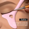 Eyeliner Stencils Wing Tips, Silicone Eyeliner Aid, Lipstick Wearing Aid,