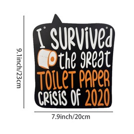 AIM & GGKK Bathroom Wall Decor Signs - Humorous Toilet Wall Art with Modern Typography, Black Bathroom Accessories for Home Decor