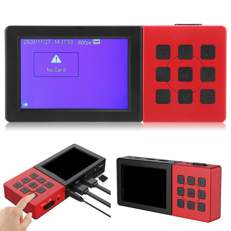 3in HDMI+AV Video Game Capture Playback Box 1080P 60 Frame